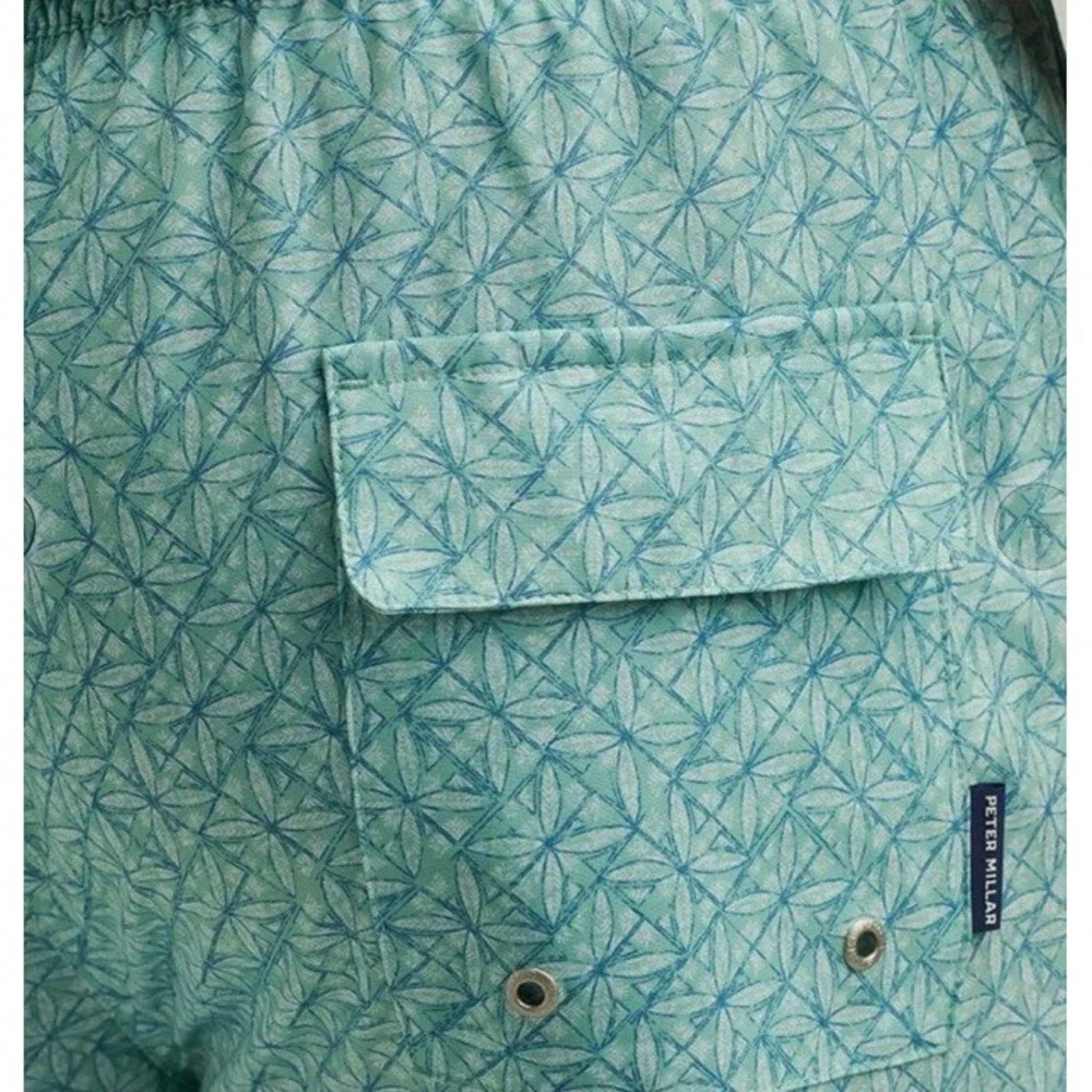 Peter Millar Ivy Swim Trunk New w/ Koozie‎ XXL